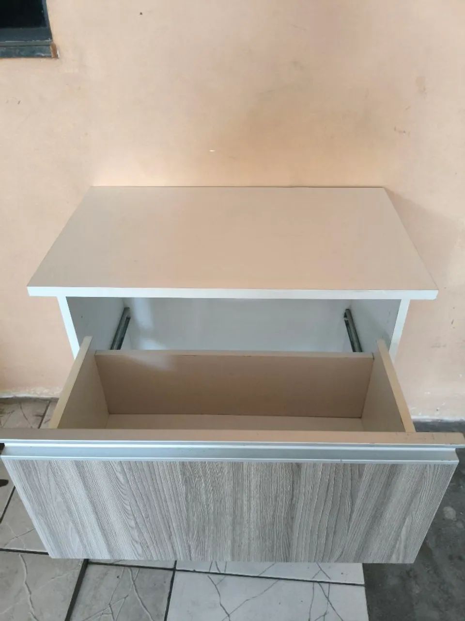 Balcão escrivaninha mdf branco - Foto 3