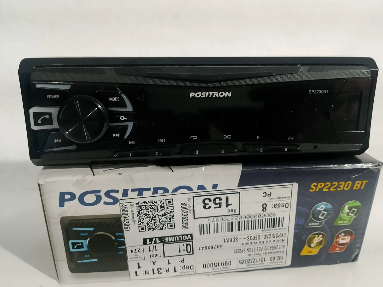 Som automotivo aparelho
