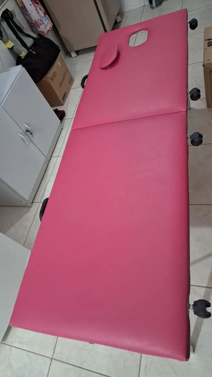 Maca Portátil Dobrável para Massagem + Acessórios - Foto 4