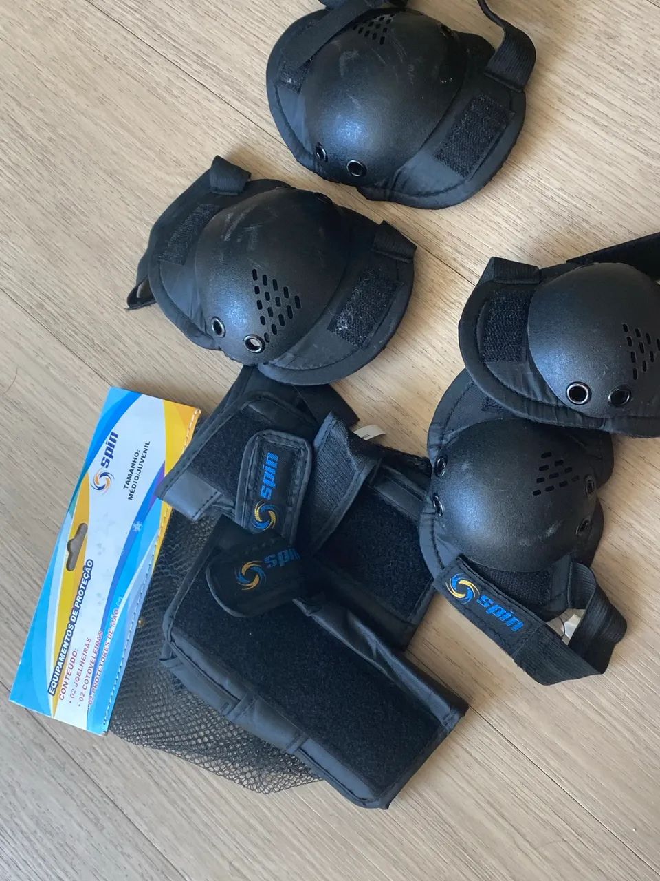 Equipamento proteção skate e bicicleta