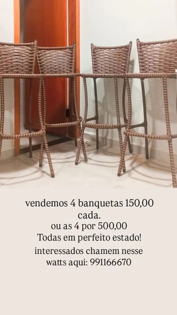 Banqueta e vime