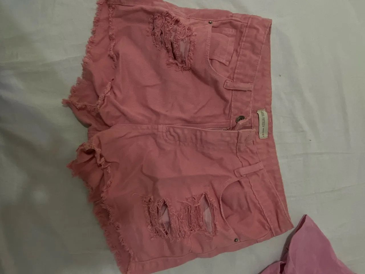 short jeans rosa