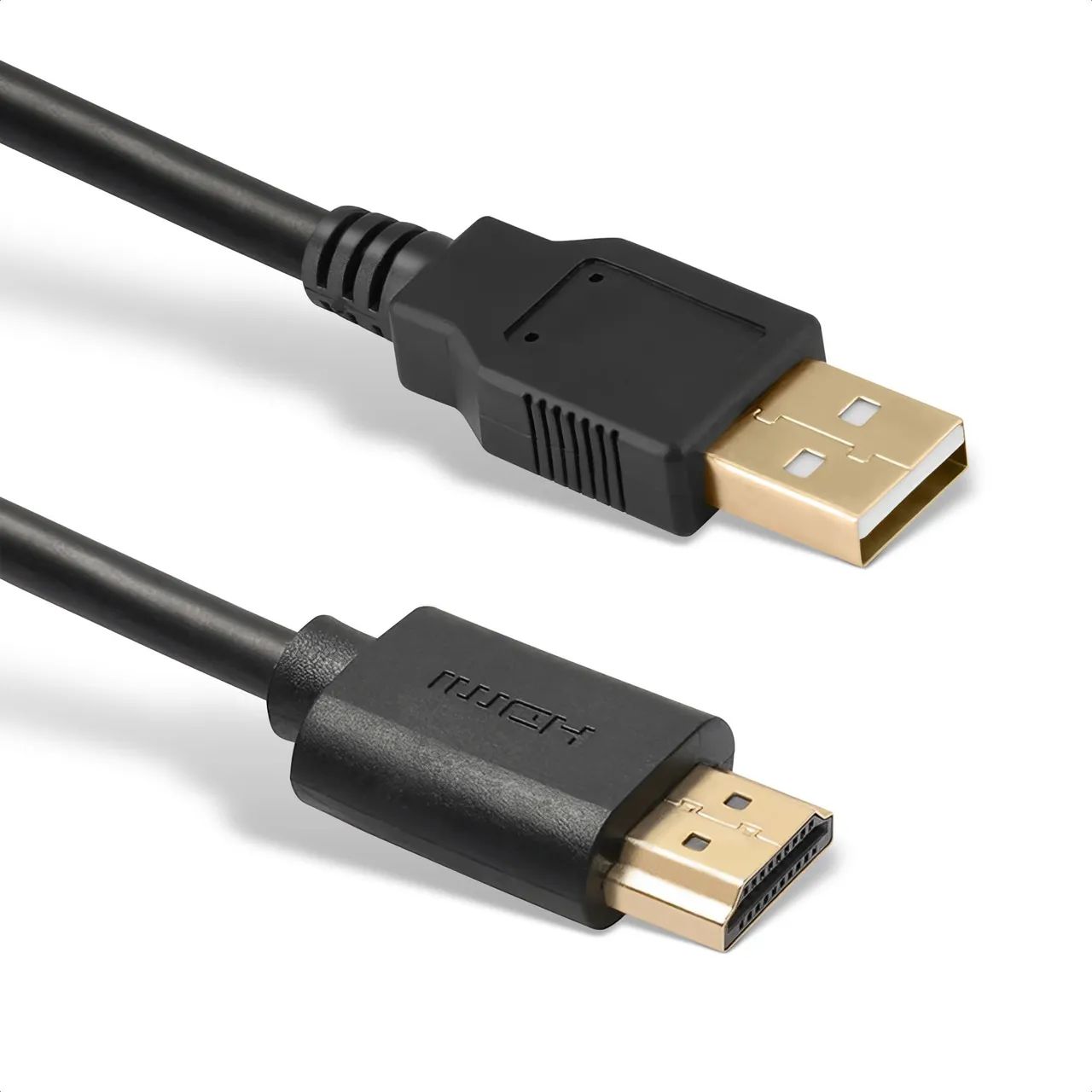 Cabo USB e HDMI