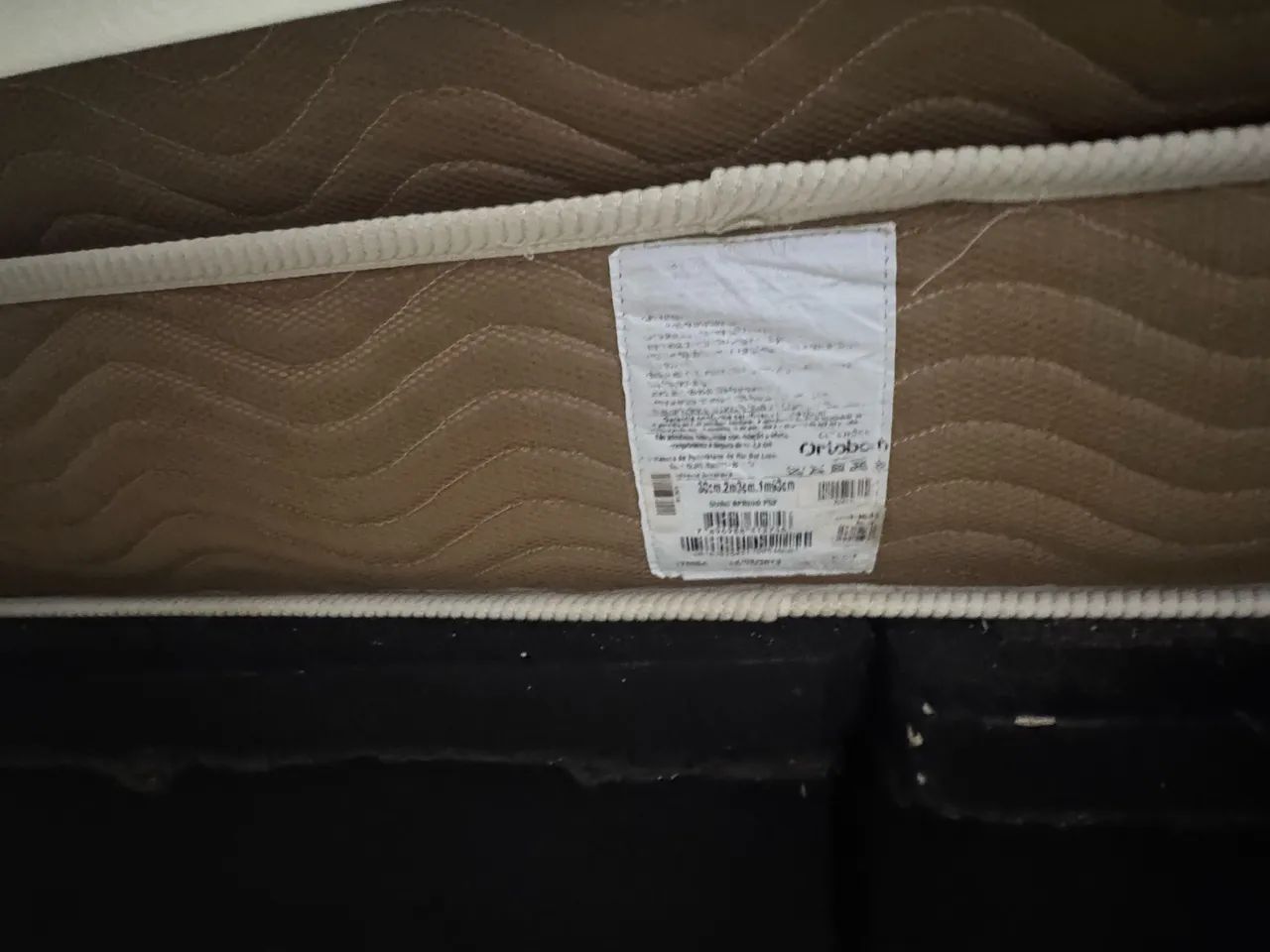 Cama super King Size baú e colchão ortobom  - Foto 5