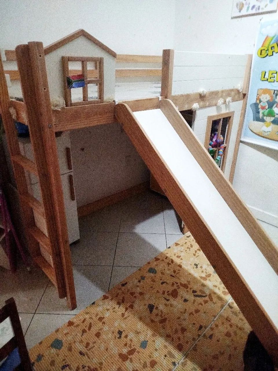 Cama solteiro alta casinha  - Foto 2