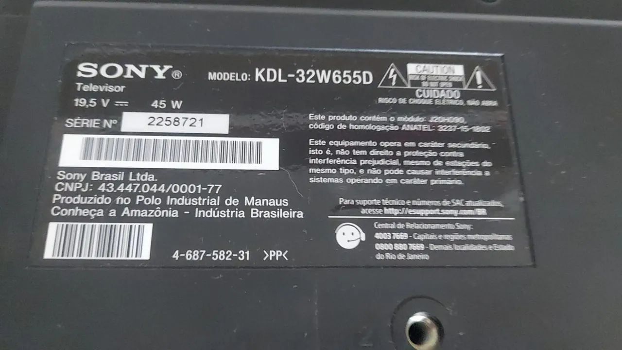 Televisão Sony 40 polegadas tudo original. - Foto 2