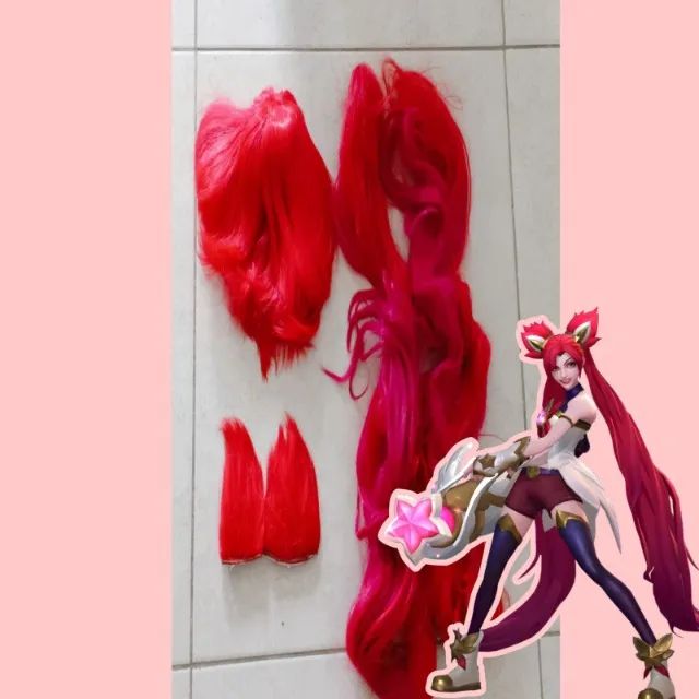 PERUCA COSPLAY JINX STAR GUARDIAN (112 CM)