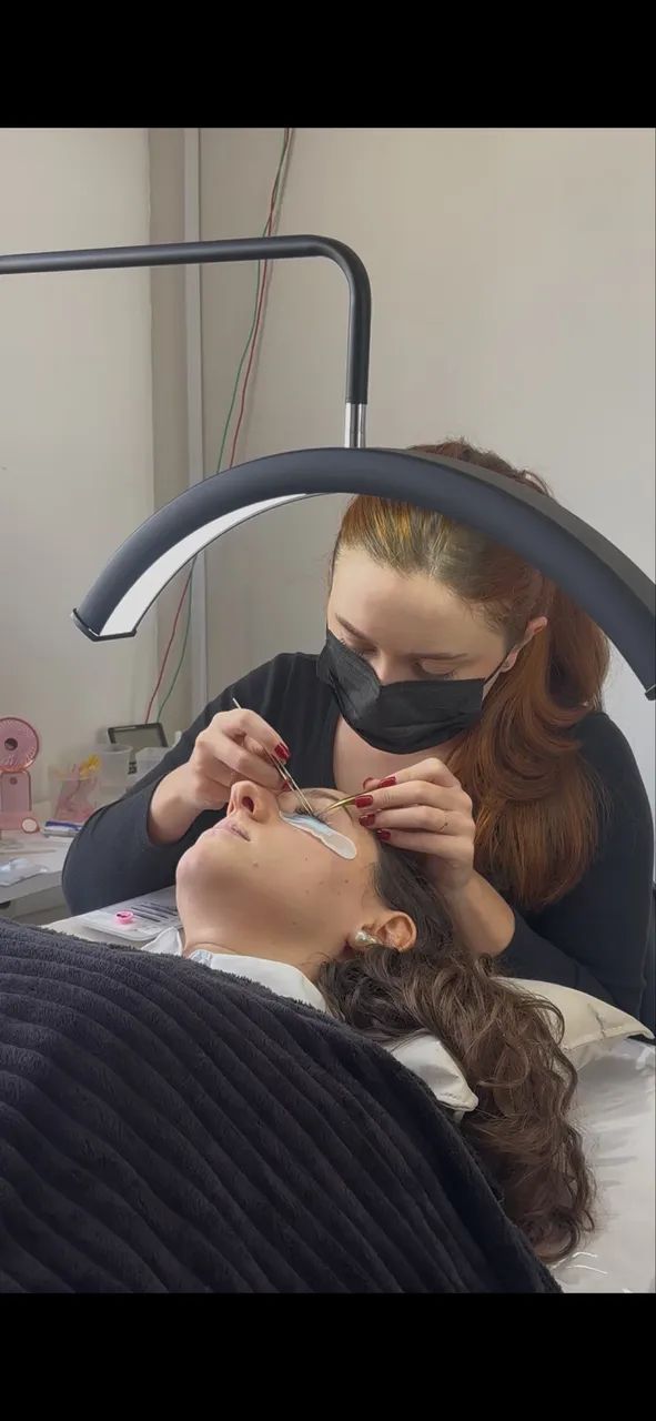 Maca, ring light e cadeira lash cílios sobrancelhas  - Foto 3
