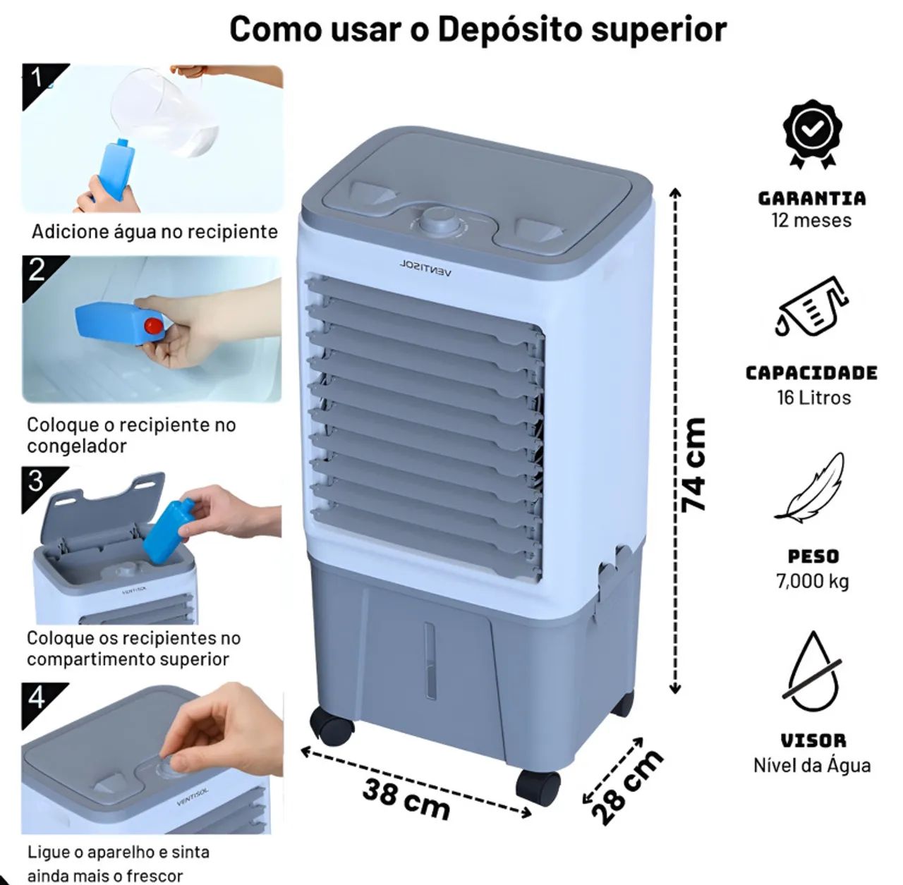 Climatizador de Ar ventisol 