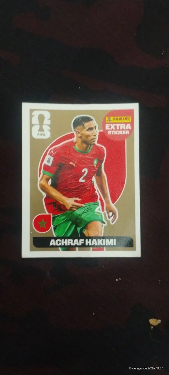 Figurinha achar hakimi