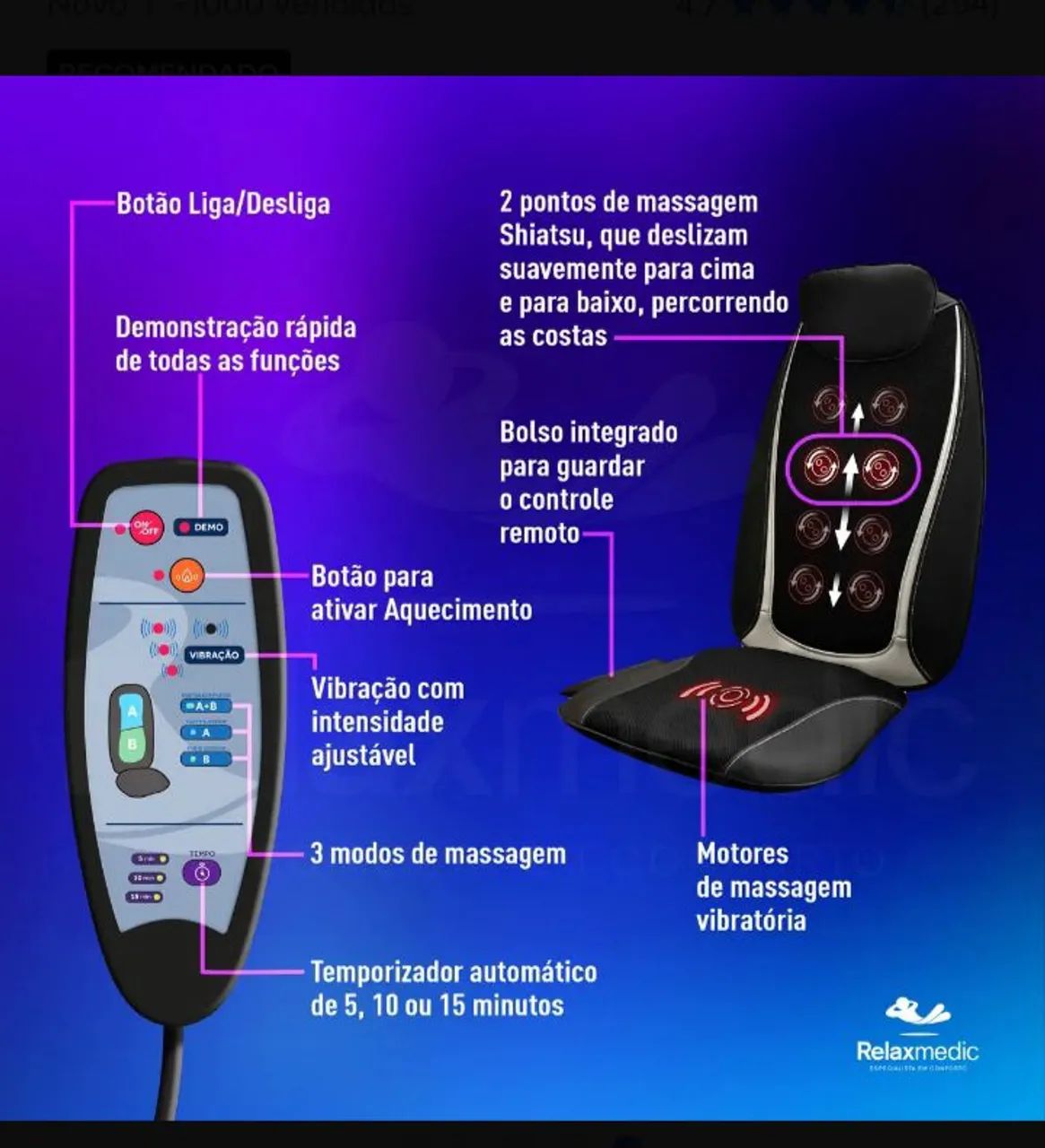 Cadeira De Massagem - Foto 2