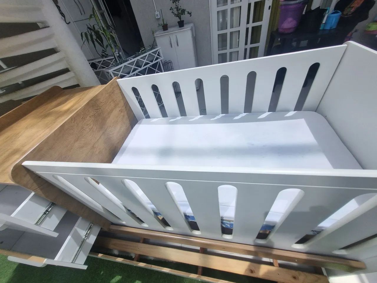 Berço Cama Multifuncional c/ cama auxiliar. - Foto 4