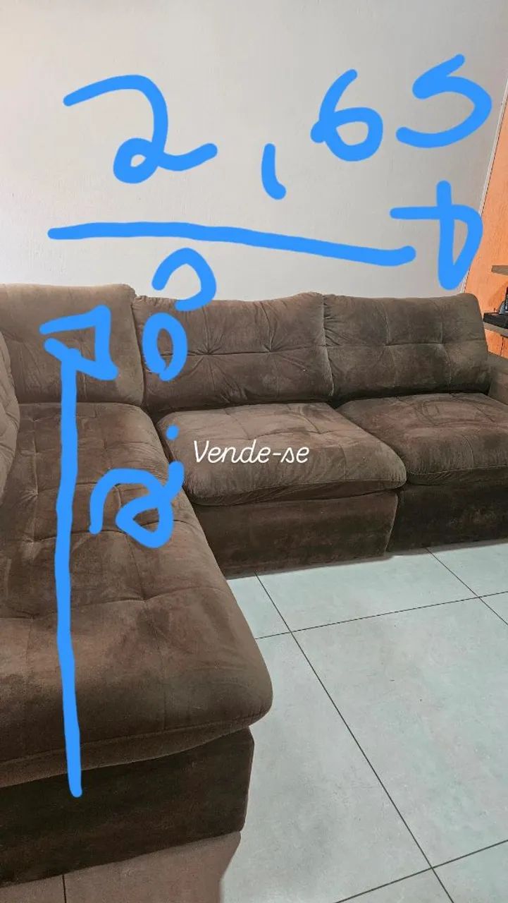 Vende sofá usado e bem conservado
