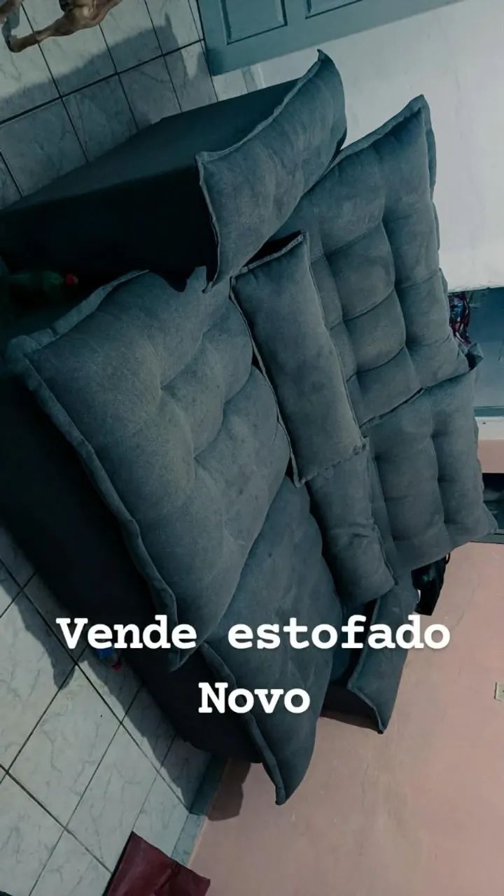 Sofá 3 lugares reclinável -  Estado de novo