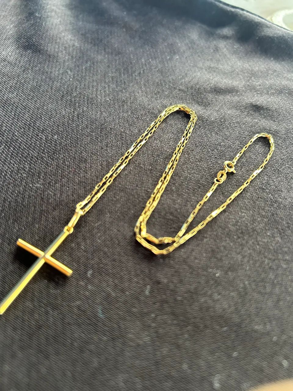 Cordão e pingente ouro 18k 50cm  - Foto 3