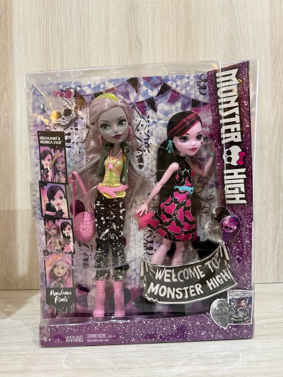 Pack de Bonecas Monster High Draculaura é Moanica D?kay