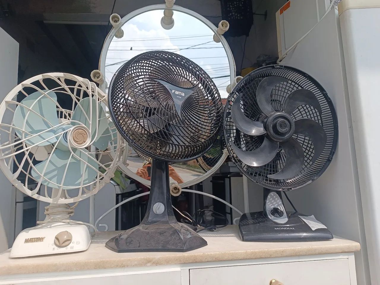 Ventiladores cada um 150 reais 