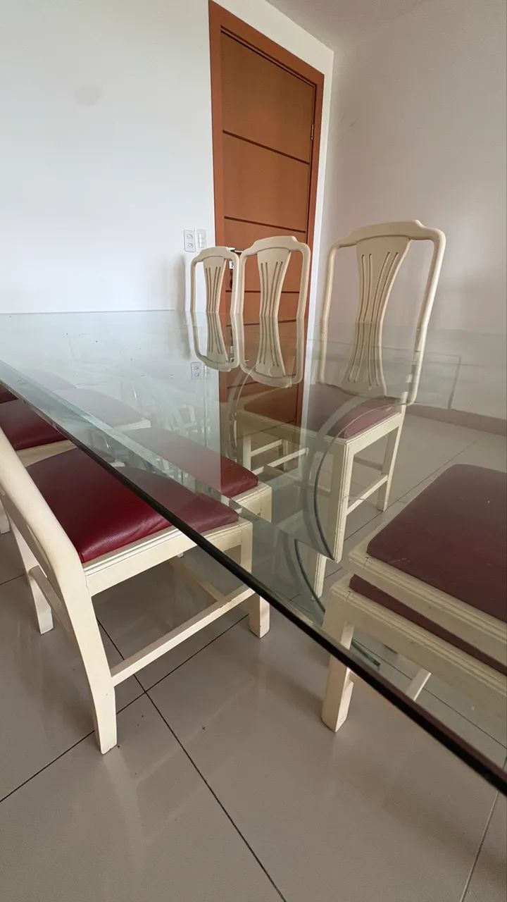 Vendo mesa de vidro - Foto 5