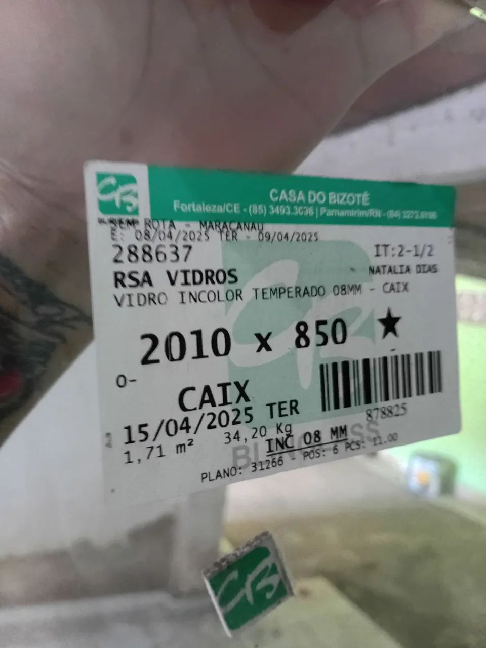 PORTAS DE VIDRO NOVA - Foto 3