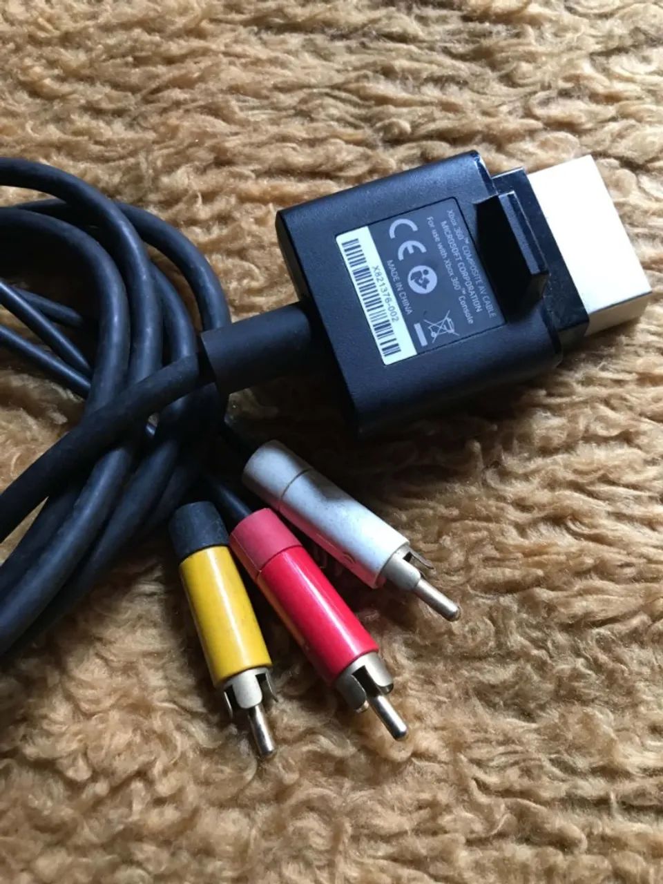 Cabo Audio E Video RCA Original Xbox 360 Microsoft AV - Foto 3