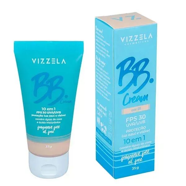 Base BB Cream Vizzela - Cor 1.5 - NOVA