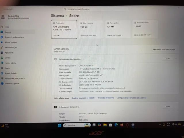 Notebook Acer