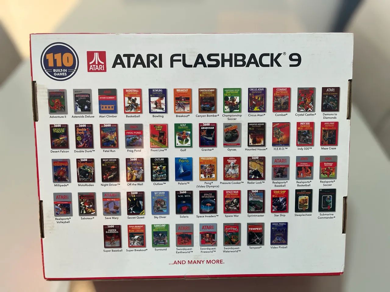 Atari Flashback 9 c/ 110 jogos - Foto 4