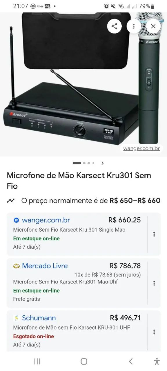 Microfone sem fio - Foto 3