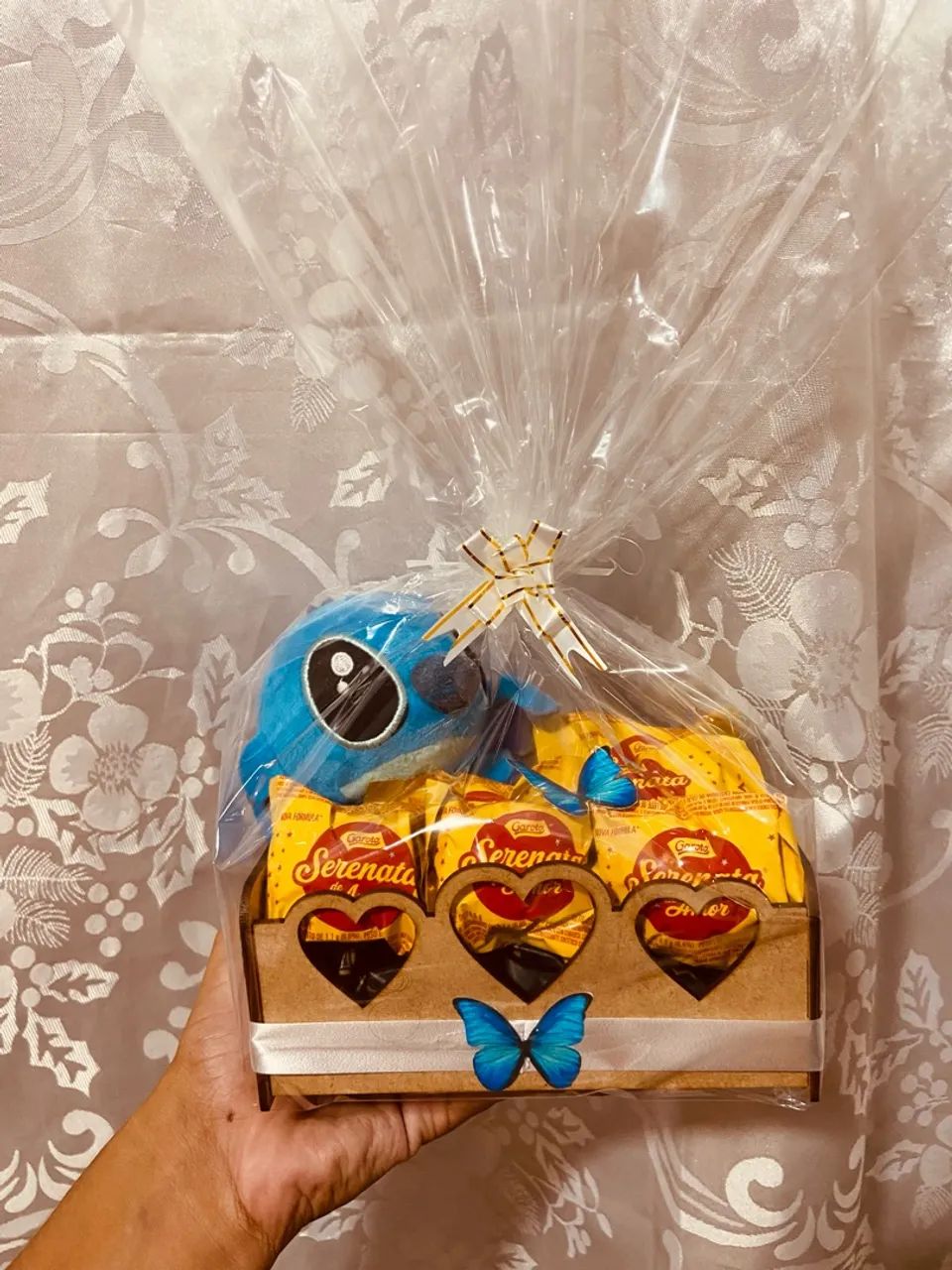 Caixinha personalizada do Stitch e Angel  - Foto 3