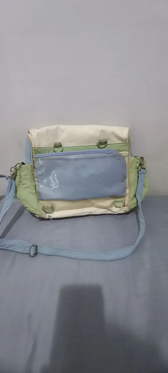 Bolsa maternidade com trocador, natura mamãe e bebê.  - Foto 3