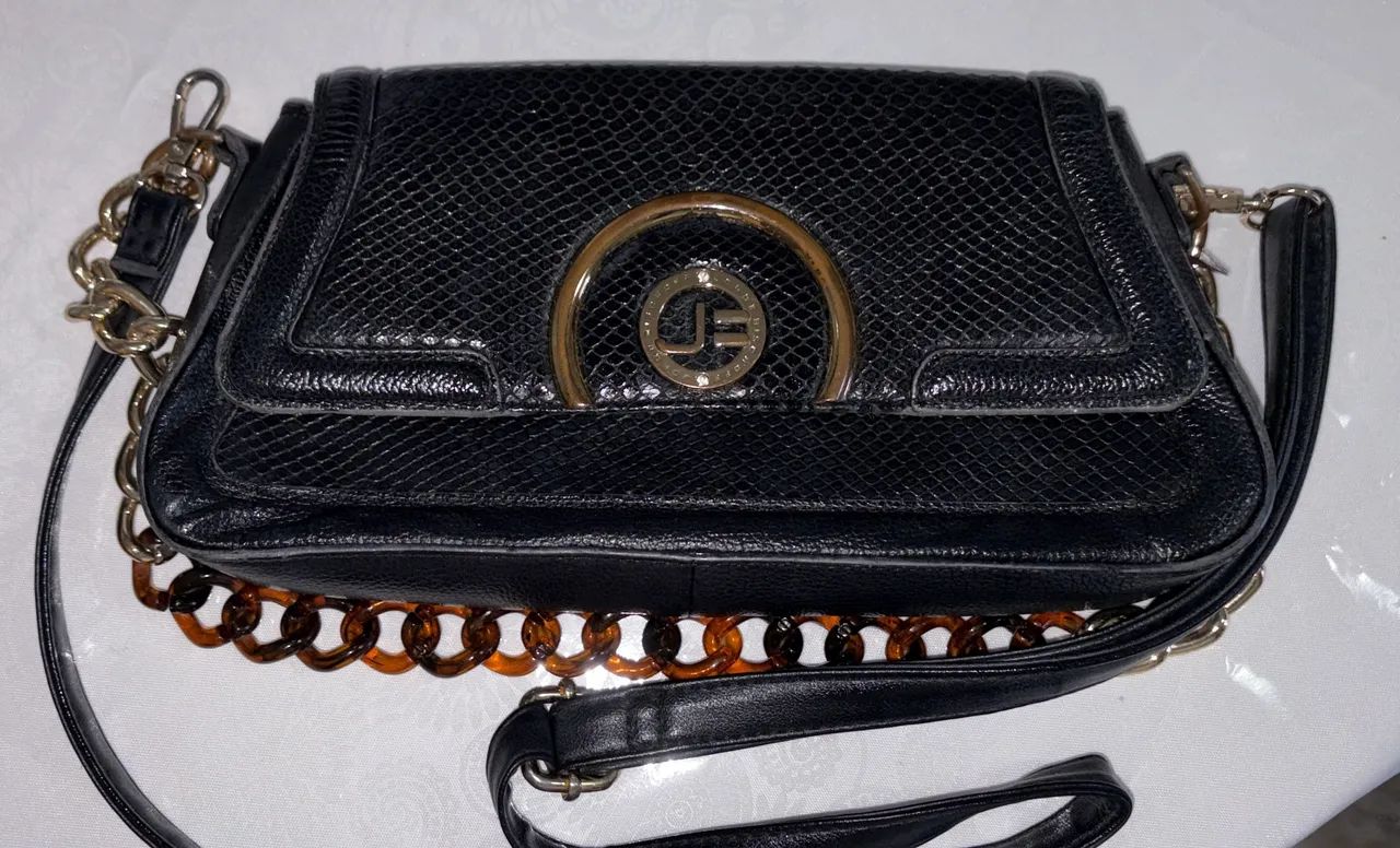 Bolsa Jorge bischoff preta  - Foto 2