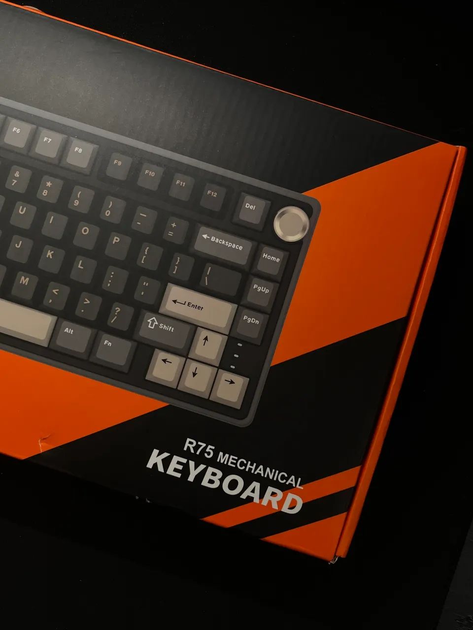 TECLADO ROYAL KLUDGE RK75 SWITCH MARROM - Foto 3