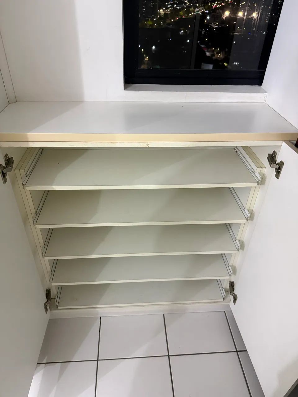 ARMÁRIO SAPATEIRA / MULTIUSO - MDF BRANCO - Foto 2
