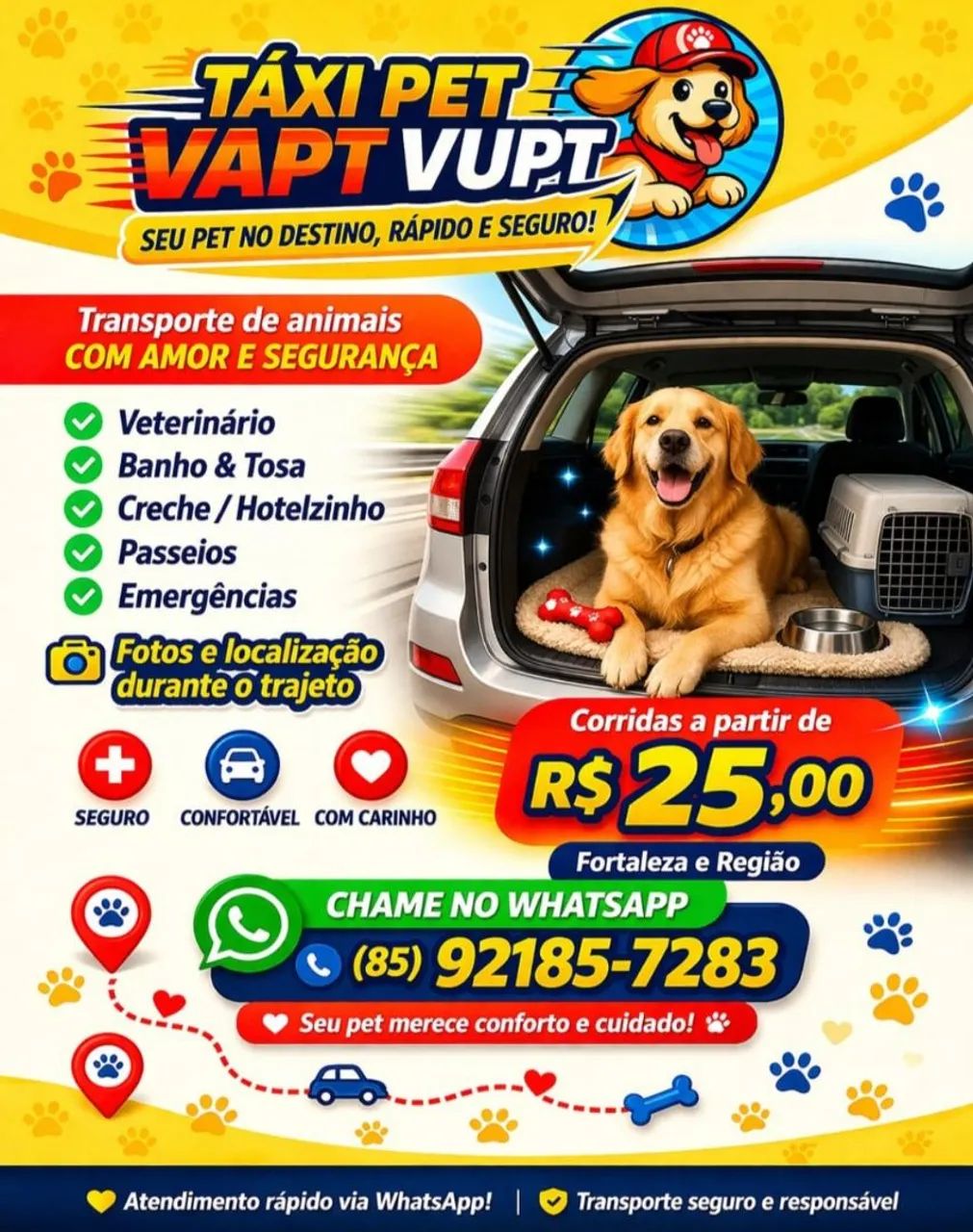 Táxi Pet Vapt Vupt 25