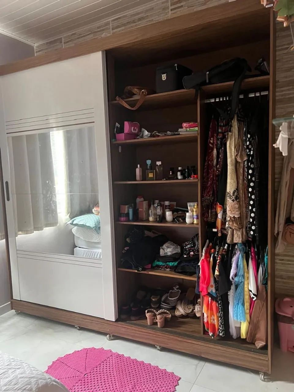 Guarda roupa em MDF semi novo  - Foto 2