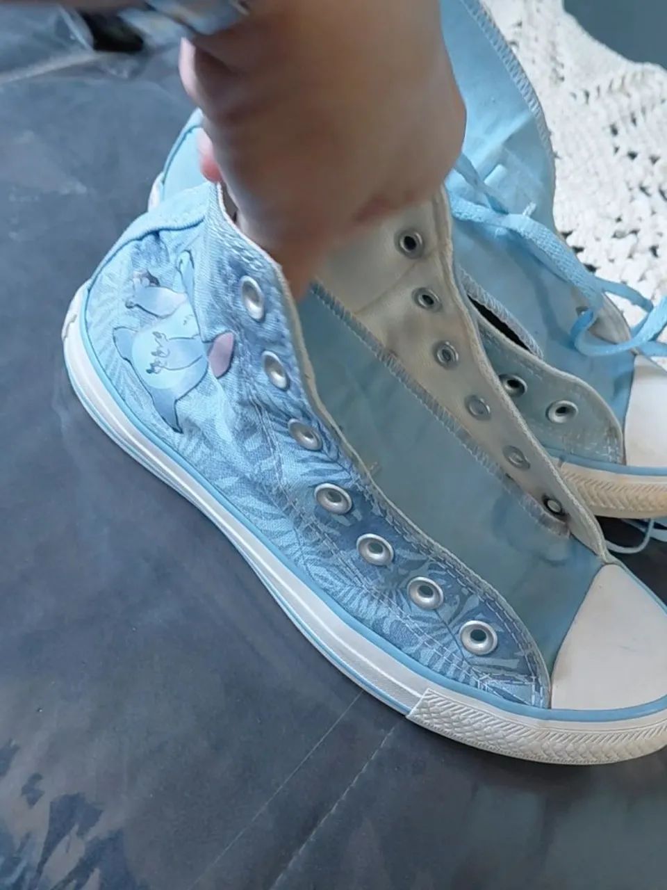 Tênis ALL star Stitch original número 35 - Foto 5