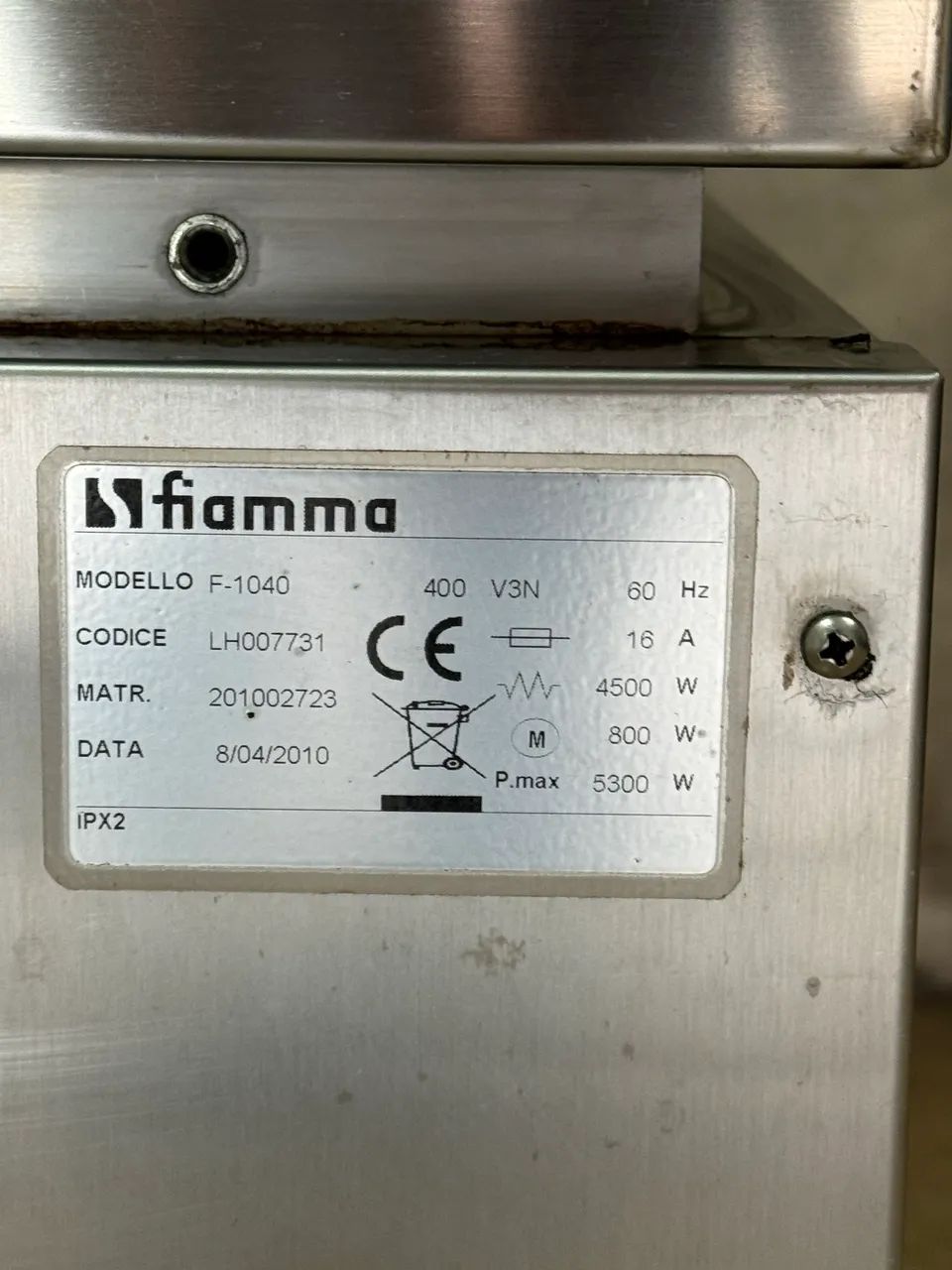 Máquina de lavar louça industrial Fiamma F-1040 - Foto 5