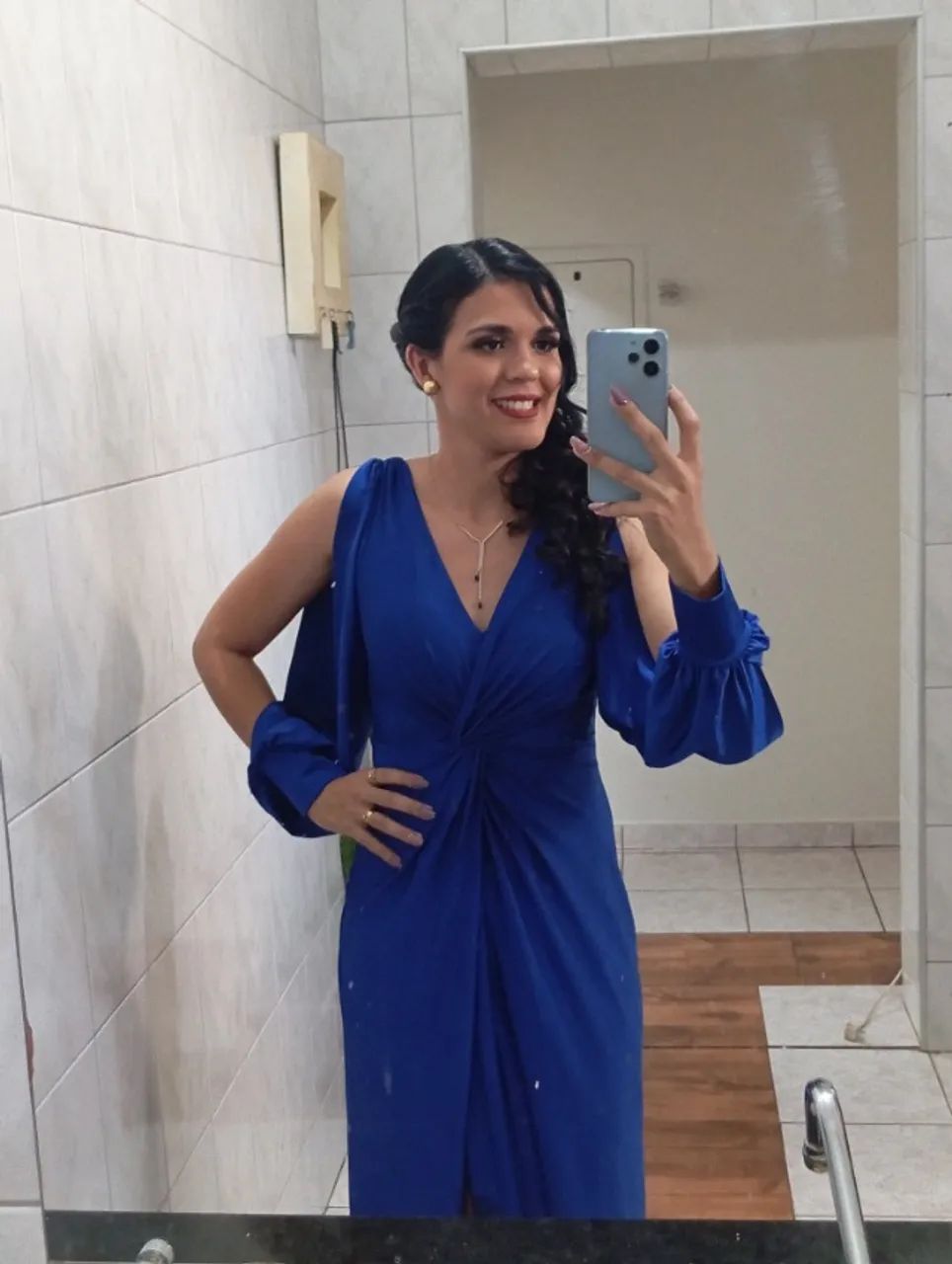 Vestido azul royal - Foto 3