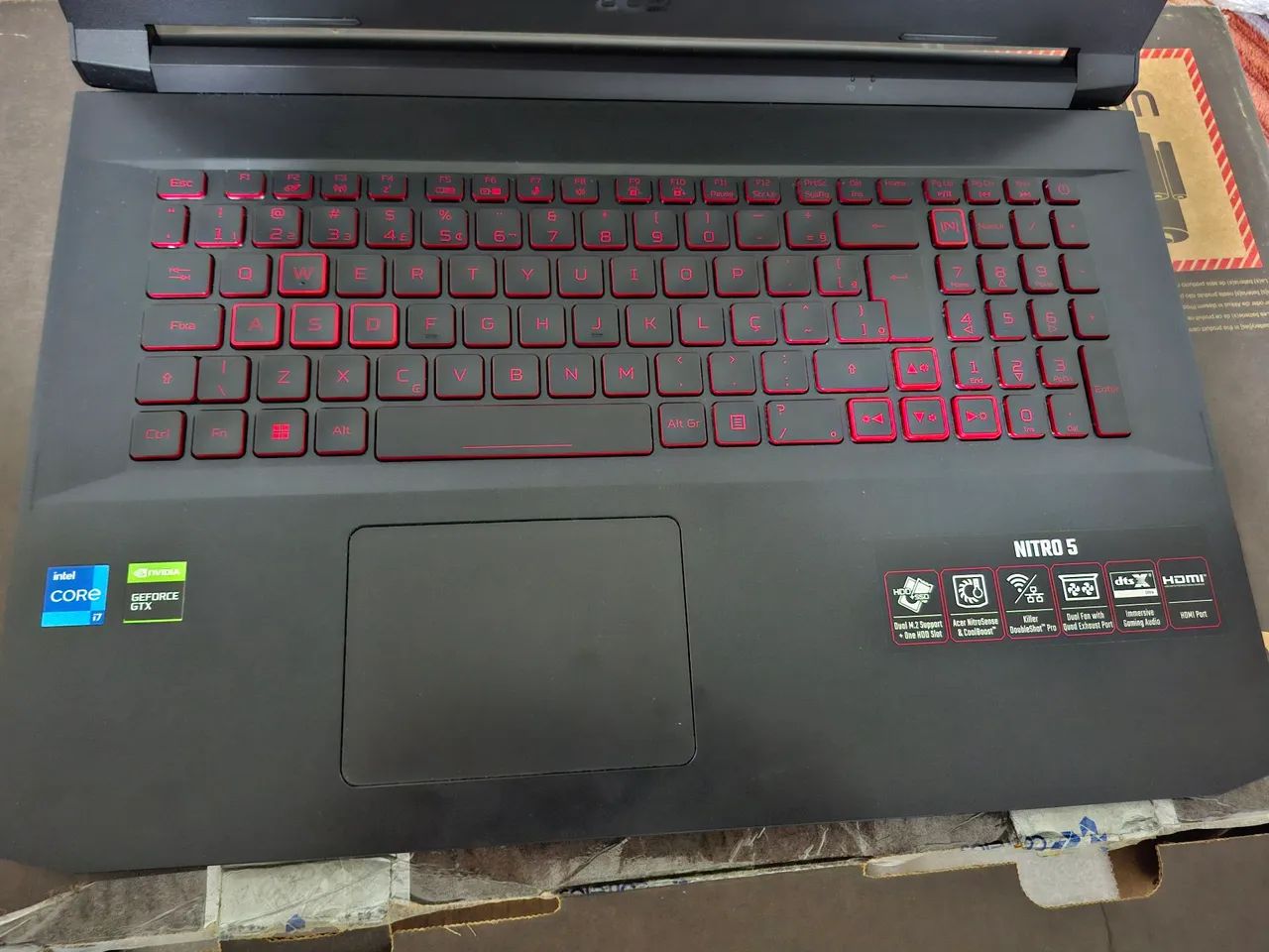 Acer Nitro 5 Gamer + 8GB RAM Intel i7 GTX1650 Wi-Fi 6e,tela 27 polegadas 144hz pra reparo - Foto 2