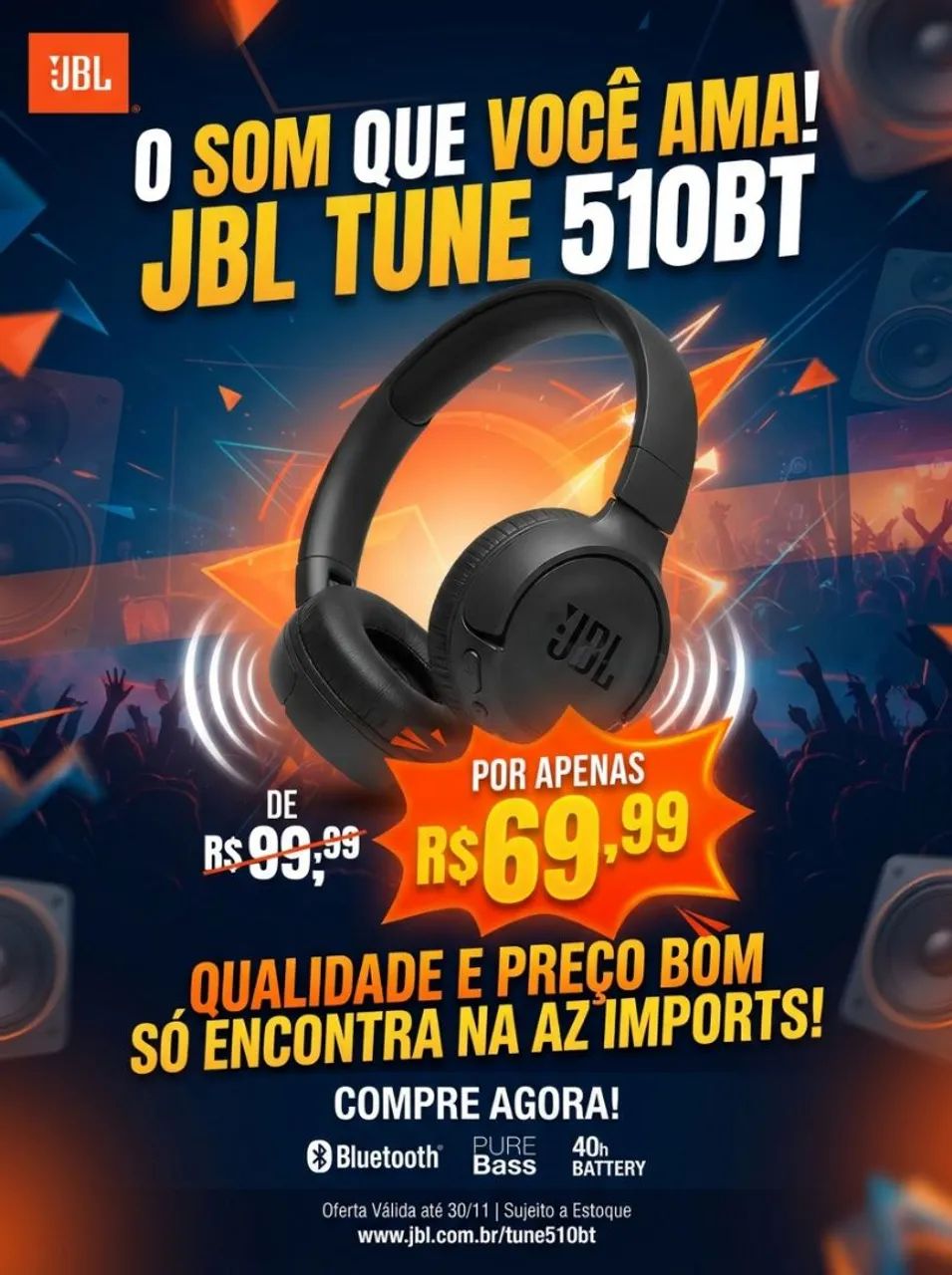 Fone Bluetooth tune 510  - Foto 5