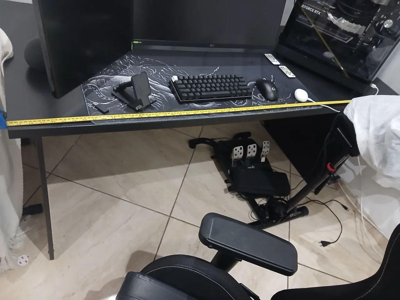 Mesa em L escritório 