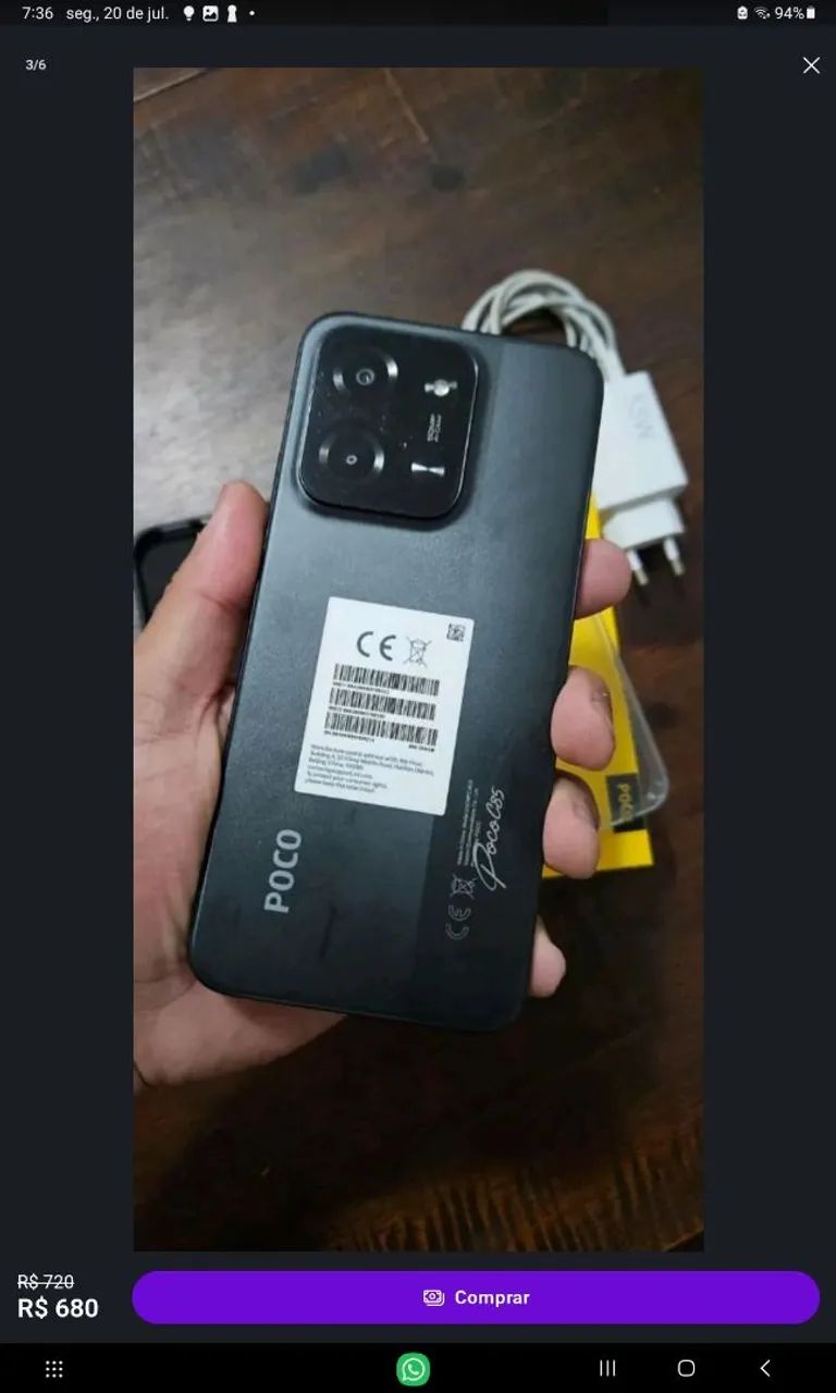 Poco c85 zero sem uso - Foto 4