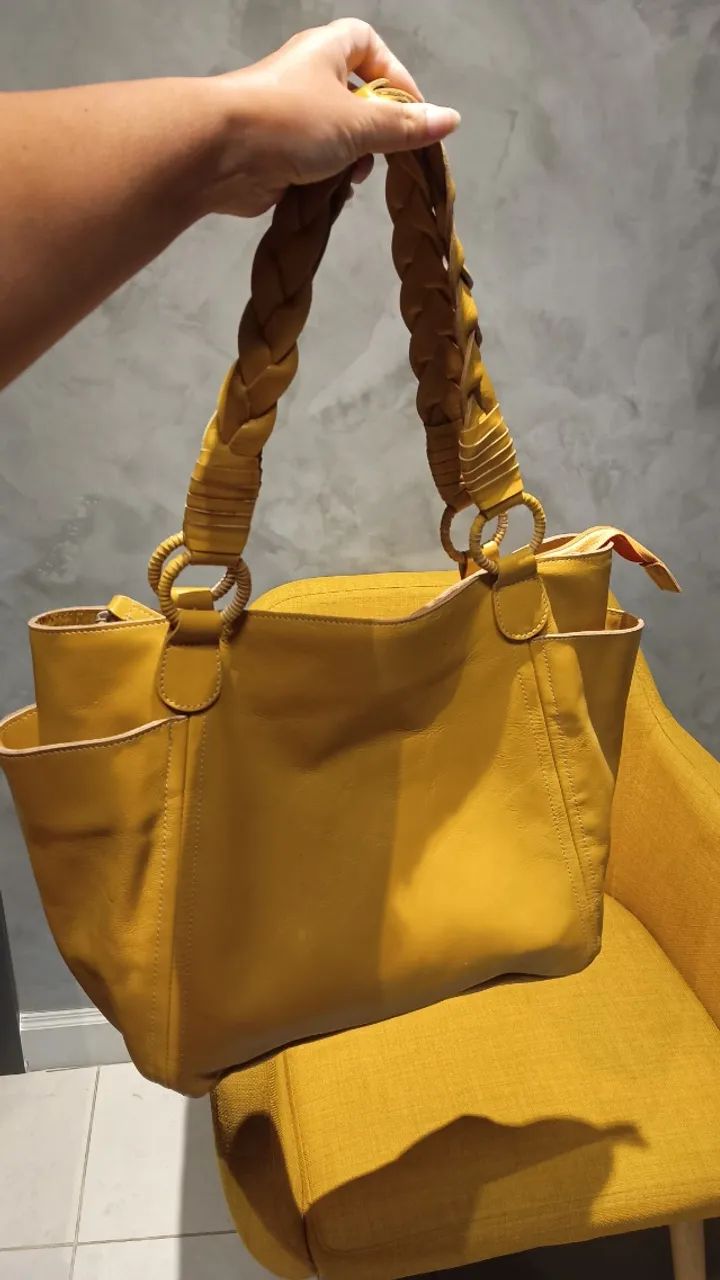 Bolsa em couro Mr Cat