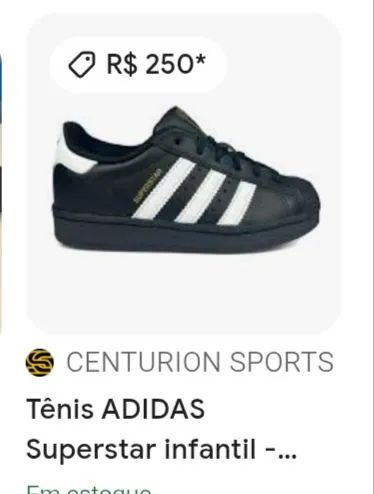 Tênis Adidas Superstar infantil 32 - Foto 5