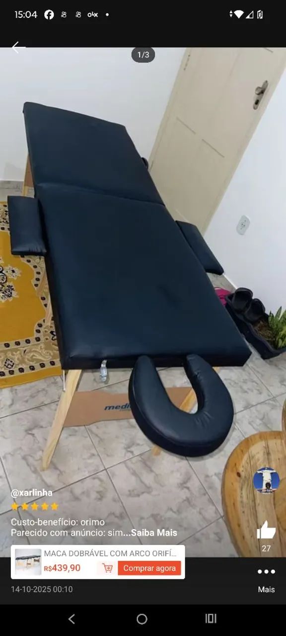 Maca de massagem ou depilação 