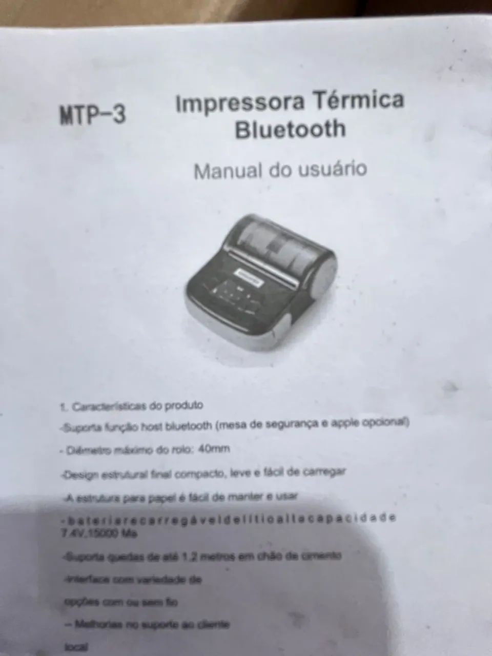Impressora térmica Bluetooth  - Foto 2
