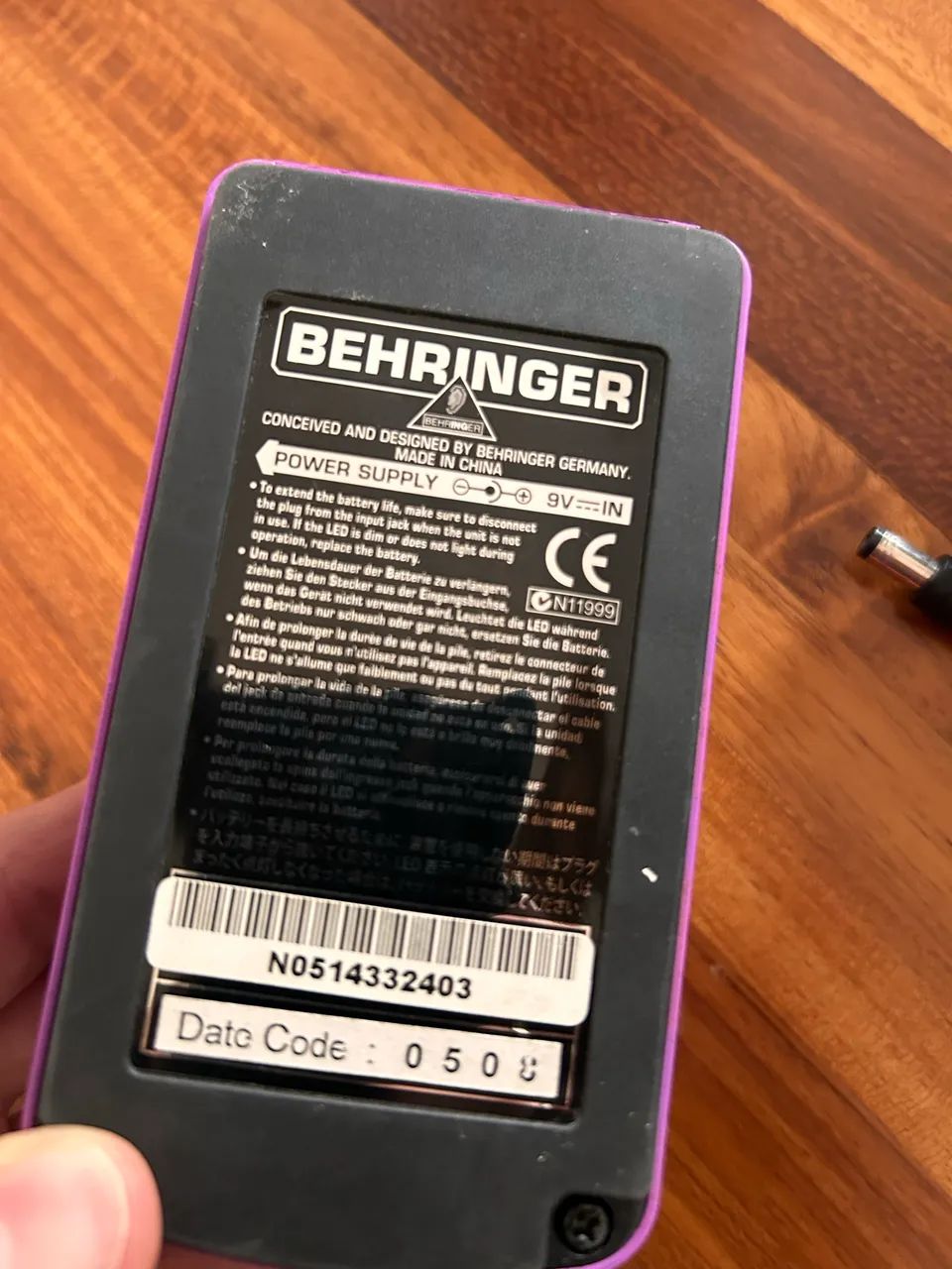 Pedal Para Baixo Behringer BOD100  - Foto 4