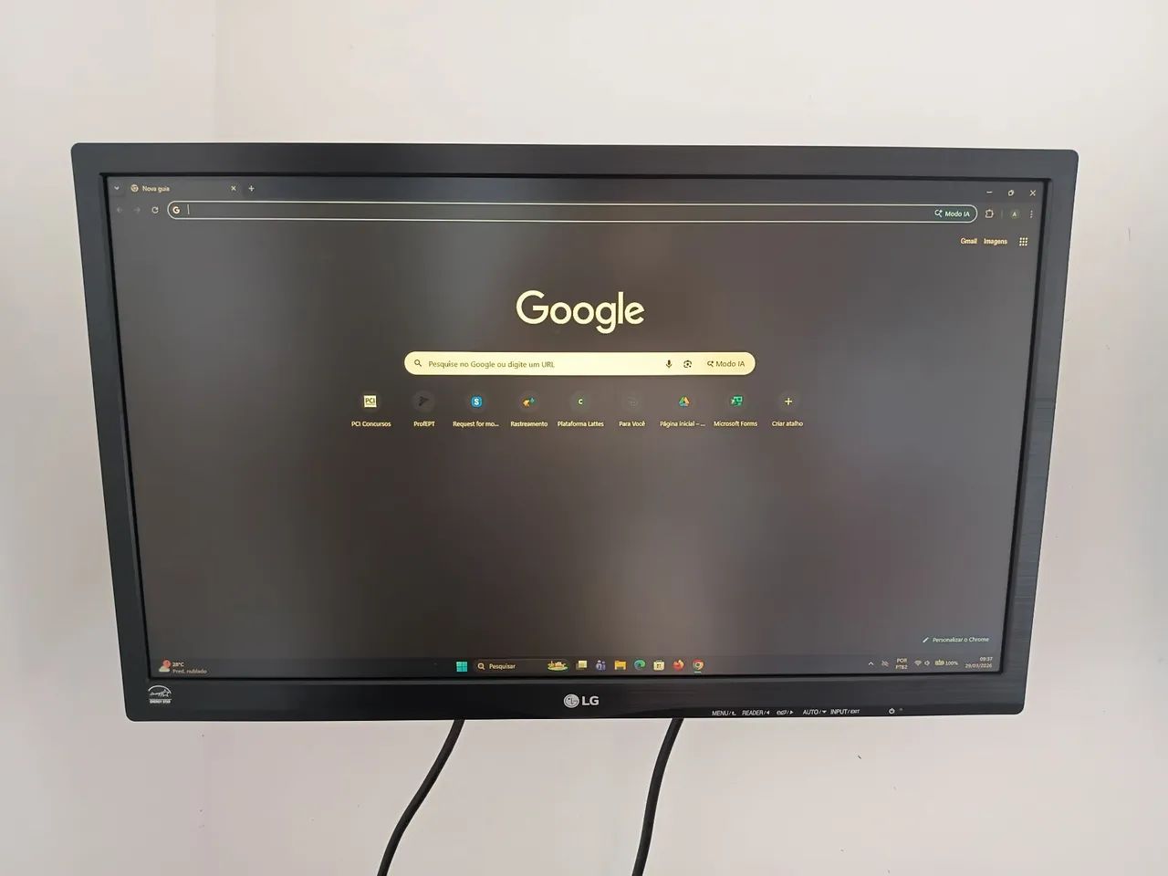 Tela pc