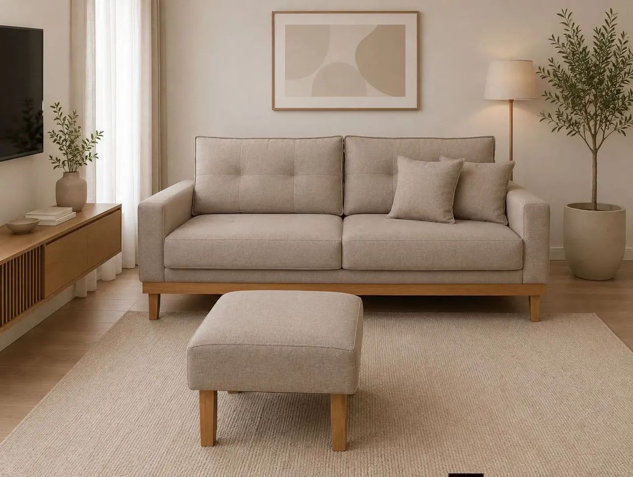 Sofá 2 Lugares Moderno e Confortável - Foto 3