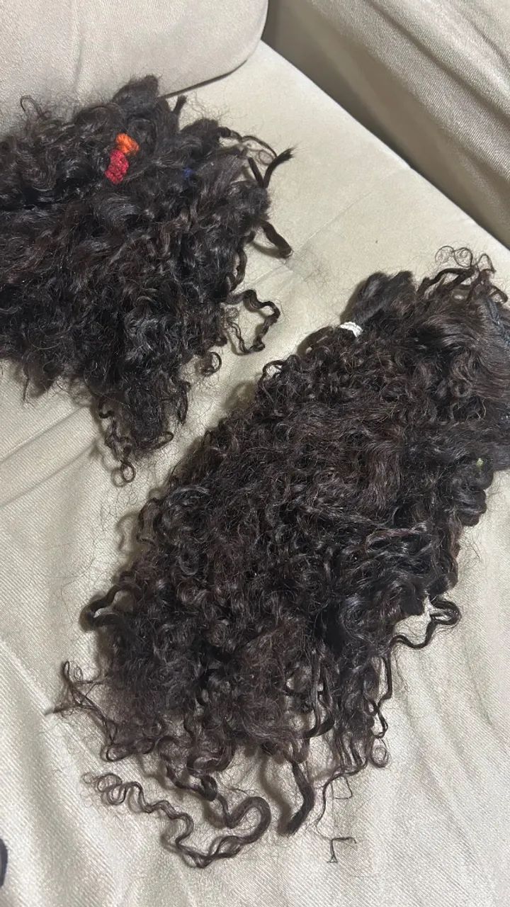  MEGA HAIR DE CABELO HUMANO CACHEADO  - Foto 3